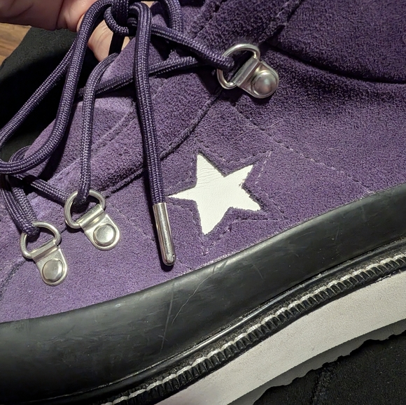 Converse shoes Mountain Club purple sneakers 8.5 - Picture 3 of 8